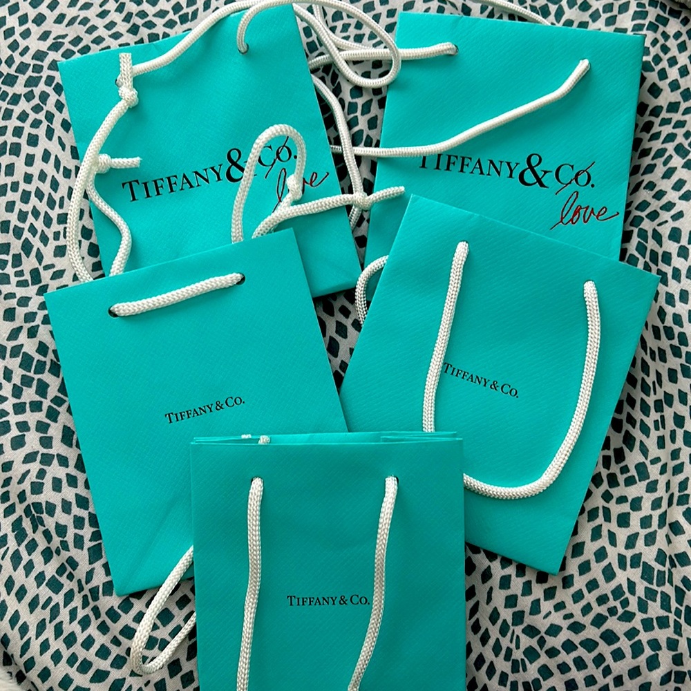 Tiffany and Co. small bags for sale. $10 for all 5.